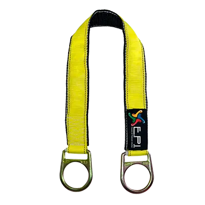 Anclaje portátil reforzado de 2 argollas en reata poliéster de 45mm. Medida 90cm
