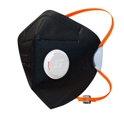 Respirador Contra Particulas Con Valvula Negro
