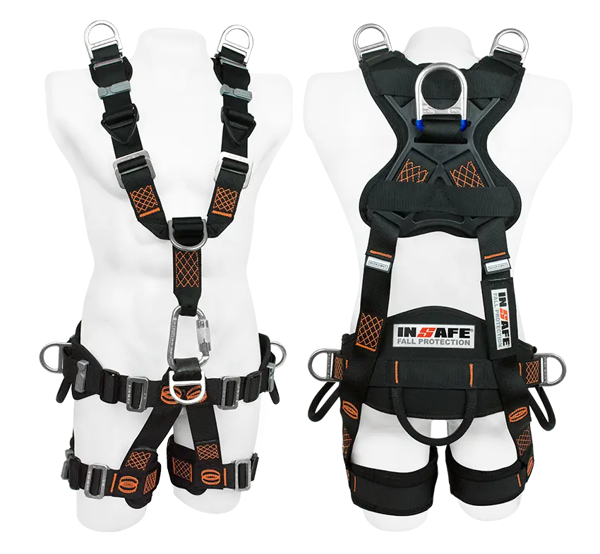 Arnés 7 Argollas para Rescate para Espacios Confinados con Soporte Lumbar
