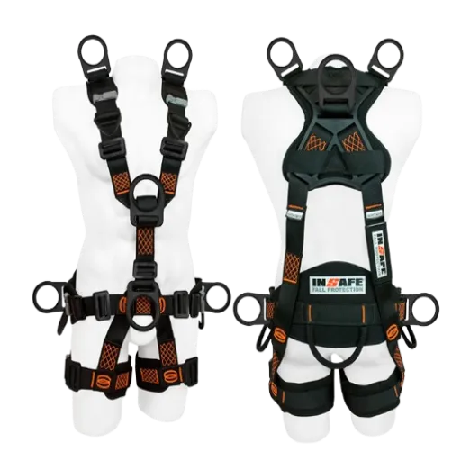 Arnes 5 argollas para rescate Dielectrico Light con Soporte Lumbar
